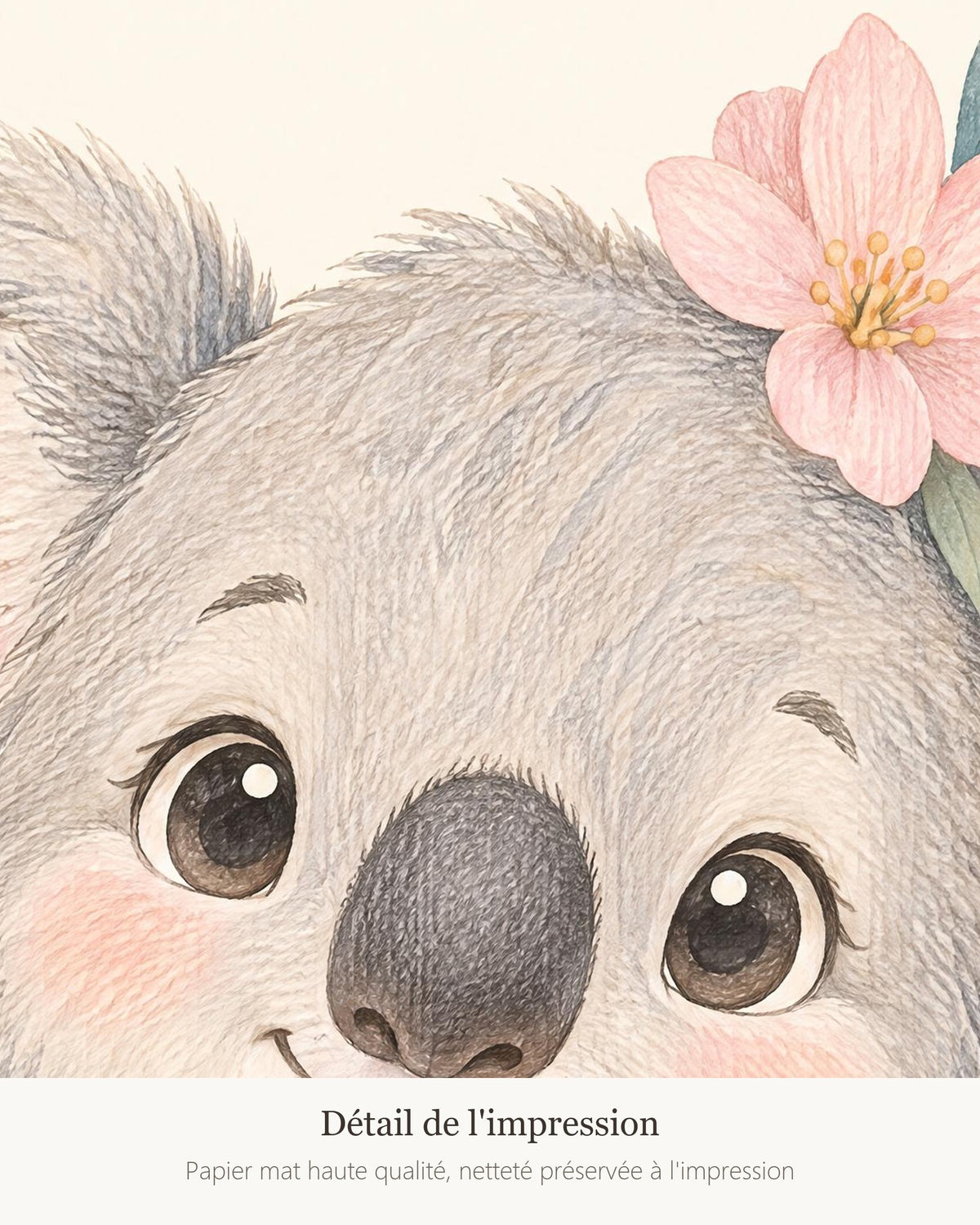 Lot 3 Posters Sans Cadre Trésors d'Ailleurs – Koala Kangourou Toucan – Décoration Chambre Bébé Aquarelle – Papier Mat