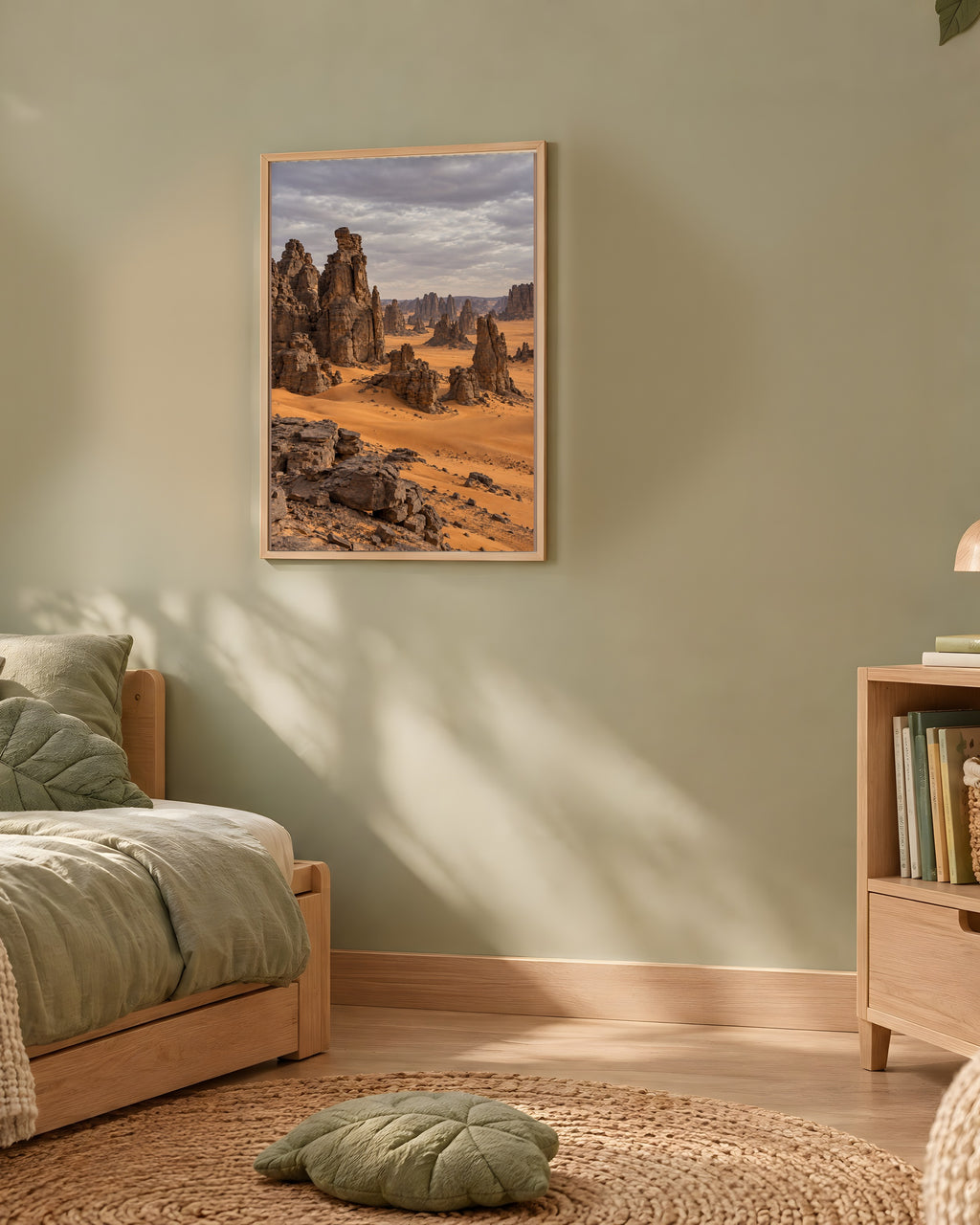 Poster Tassili n'Ajjer Algérie Sans Cadre - Affiche Nature - Papier Mat - Décoration Murale
