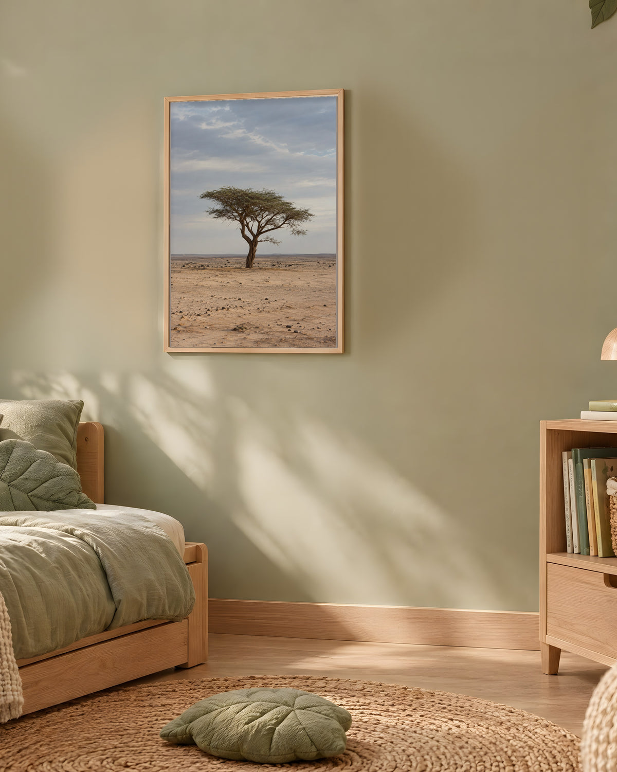 Poster Acacia du Ténéré Niger Sans Cadre - Affiche Nature - Papier Mat - Décoration Murale