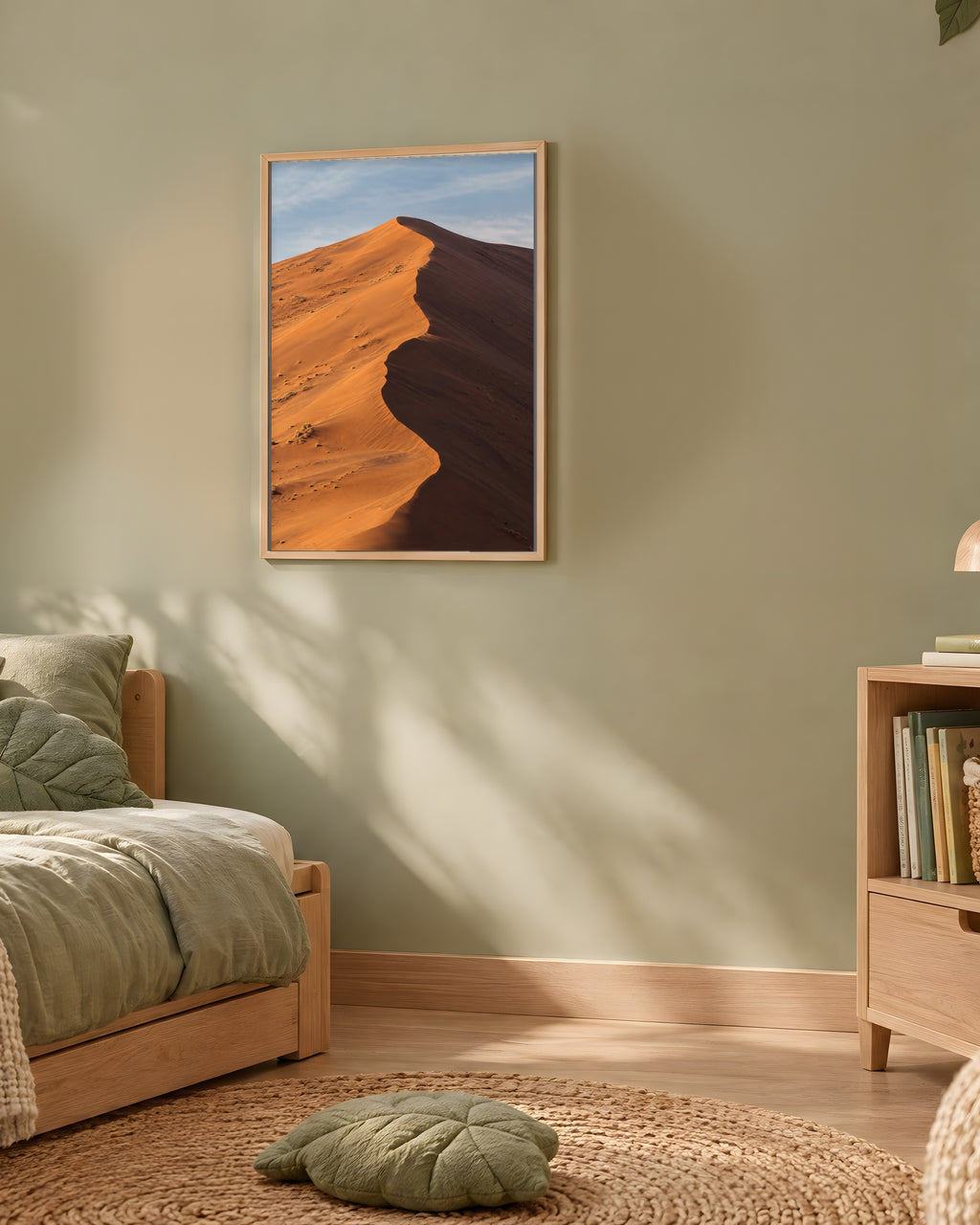 Poster Dune de Sossusvlei Namibie Sans Cadre - Affiche Nature - Papier Mat - Décoration Murale
