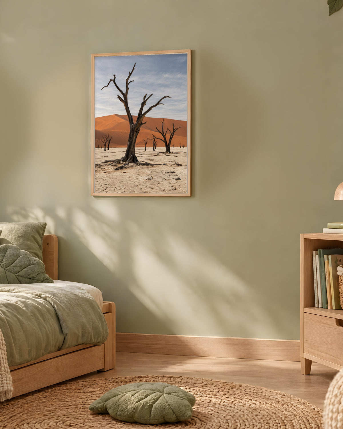 Poster Deadvlei Namibie Sans Cadre - Affiche Nature - Papier Mat - Décoration Murale