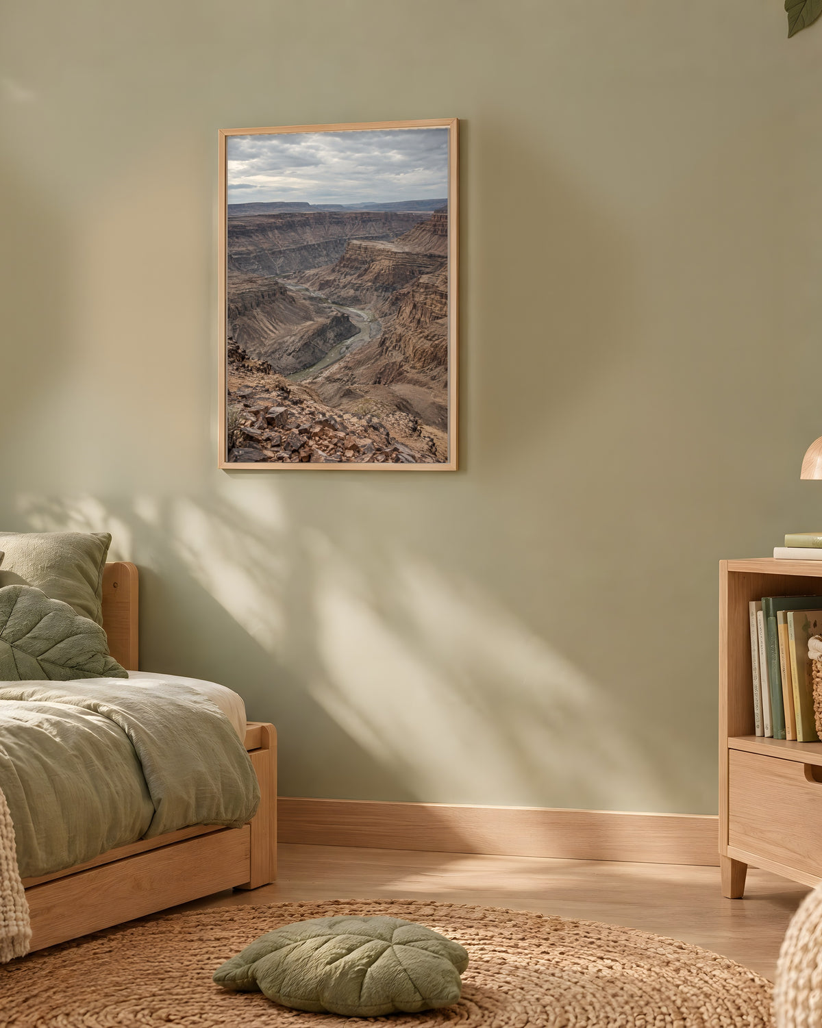 Poster Fish River Canyon Namibie Sans Cadre - Affiche Nature - Papier Mat - Décoration Murale