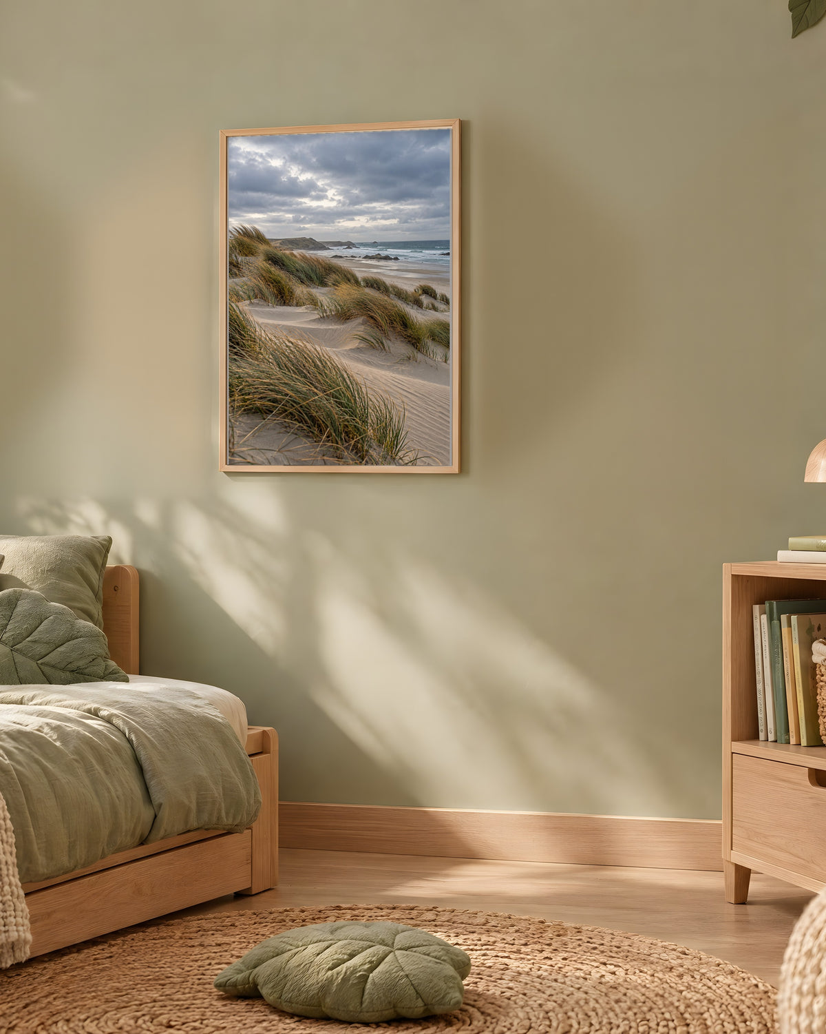 Poster Dunes et oyats Sans Cadre - Affiche Nature - Papier Mat - Décoration Murale