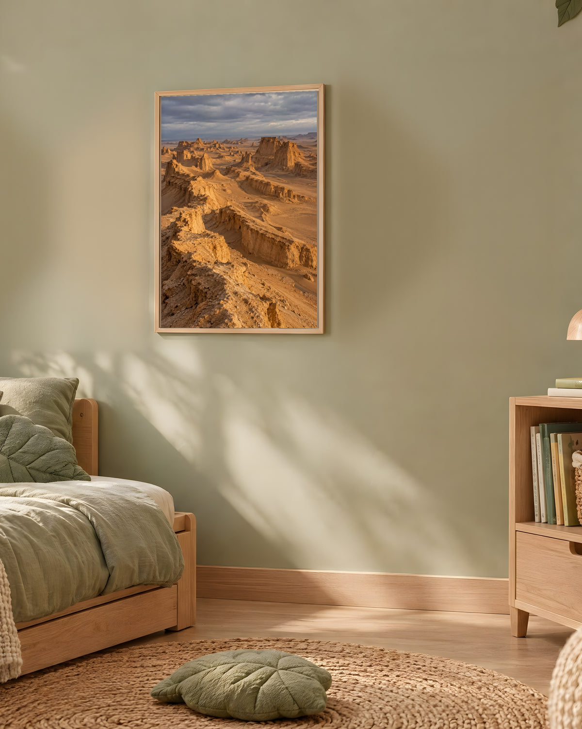Poster Dasht-e Lut Iran Sans Cadre - Affiche Nature - Papier Mat - Décoration Murale