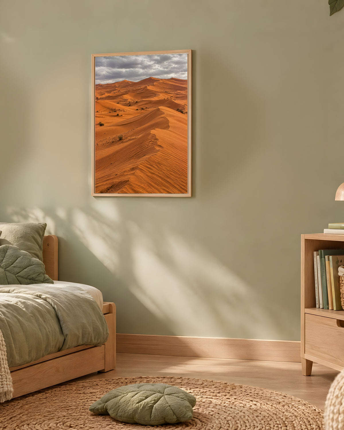 Poster Wahiba Sands Oman Sans Cadre - Affiche Nature - Papier Mat - Décoration Murale