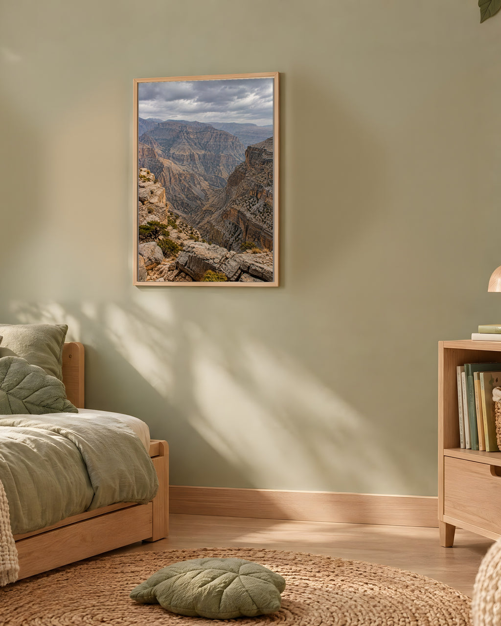 Poster Jebel Shams Oman Sans Cadre - Affiche Nature - Papier Mat - Décoration Murale