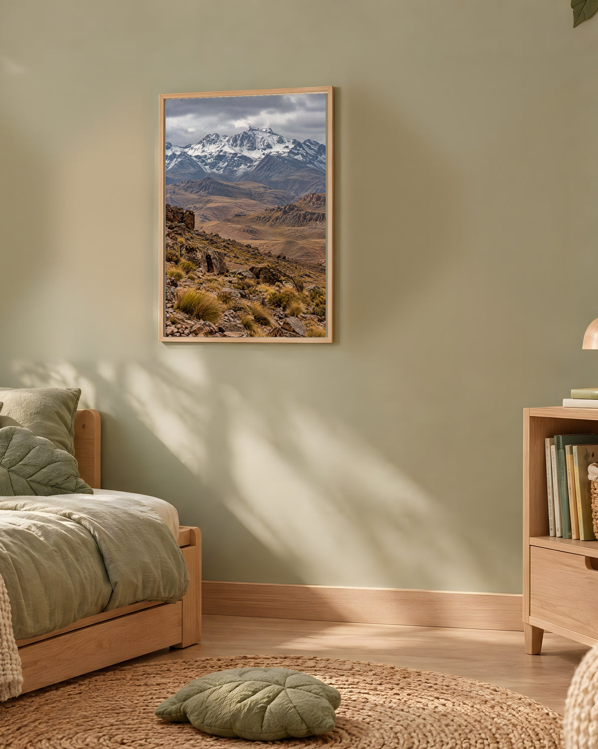 Poster Haut Atlas Maroc Sans Cadre - Affiche Nature - Papier Mat - Décoration Murale